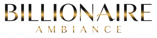 Generate a clean Billionaire ambiance logo with a transparent background