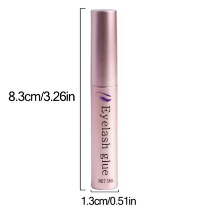 Cluster lashes with glue.